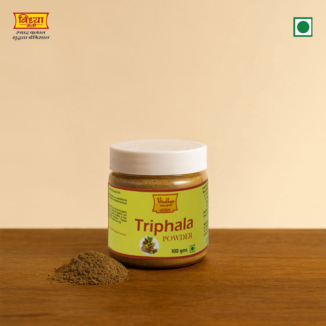 त्रिफला पाउडर – प्राकृतिक पाचन और डिटॉक्स समर्थन