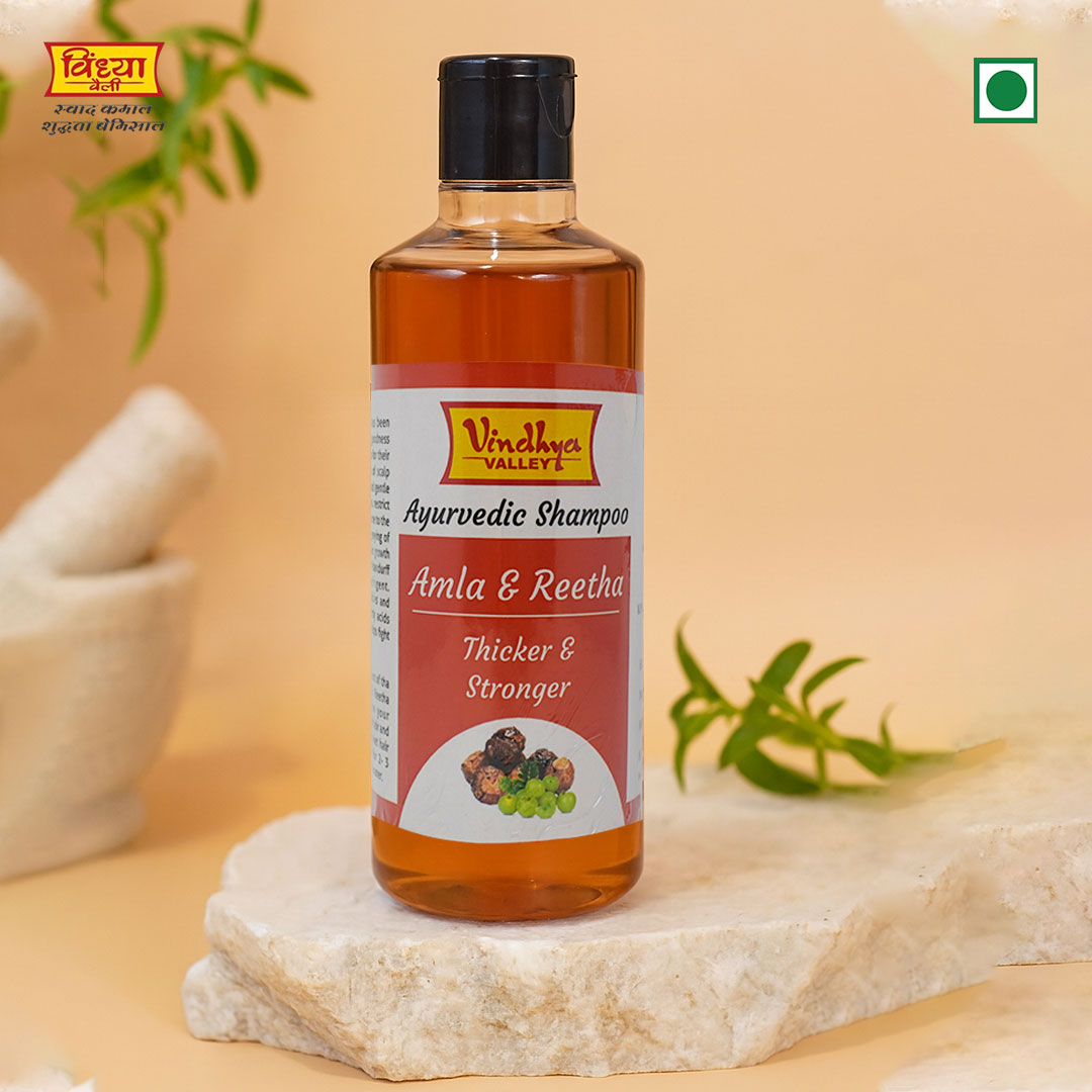 विंध्या वैली आंवला और रीठा शैम्पू