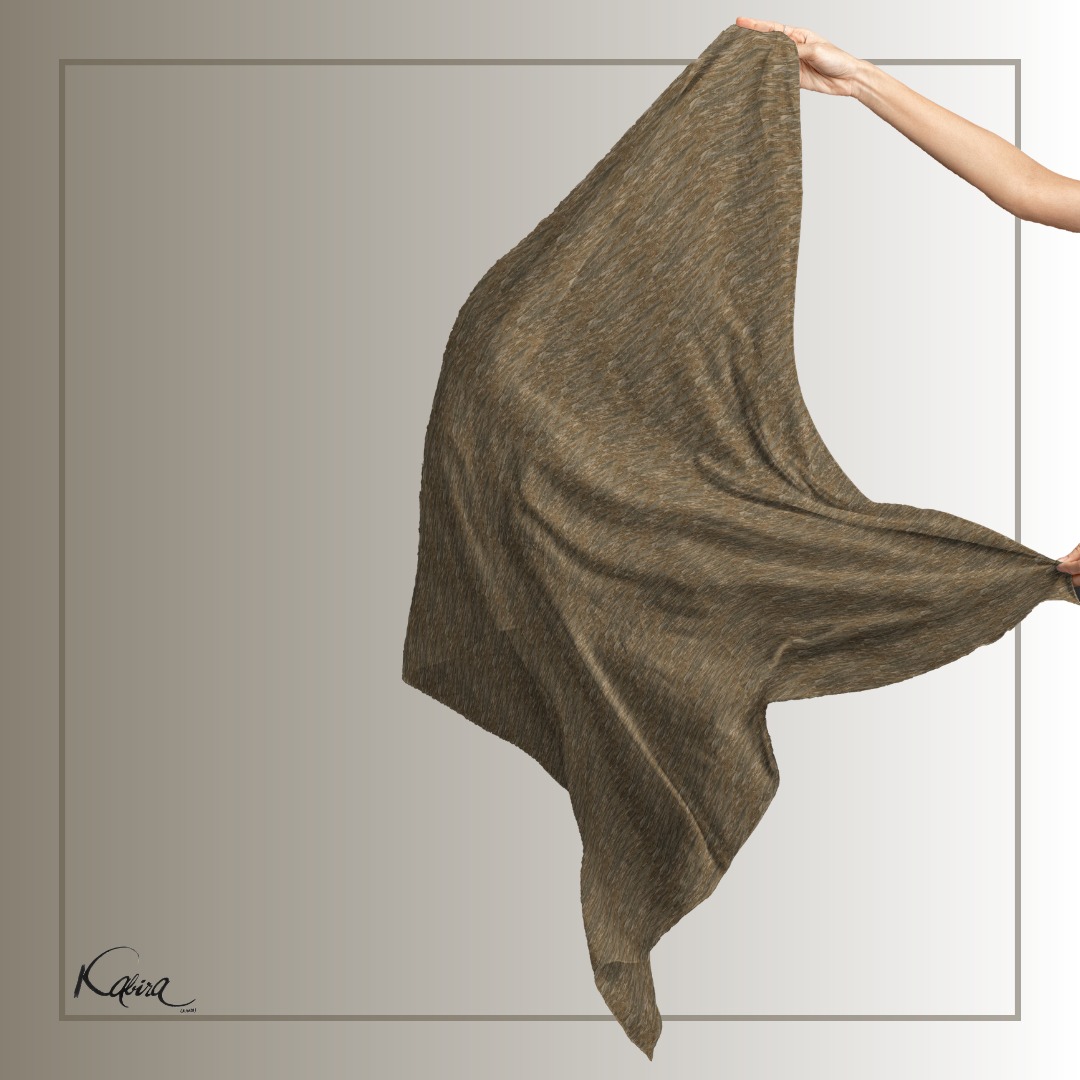 डिजिटल प्रिंट मसलिन खादी स्टोल – आधुनिक आकर्षण