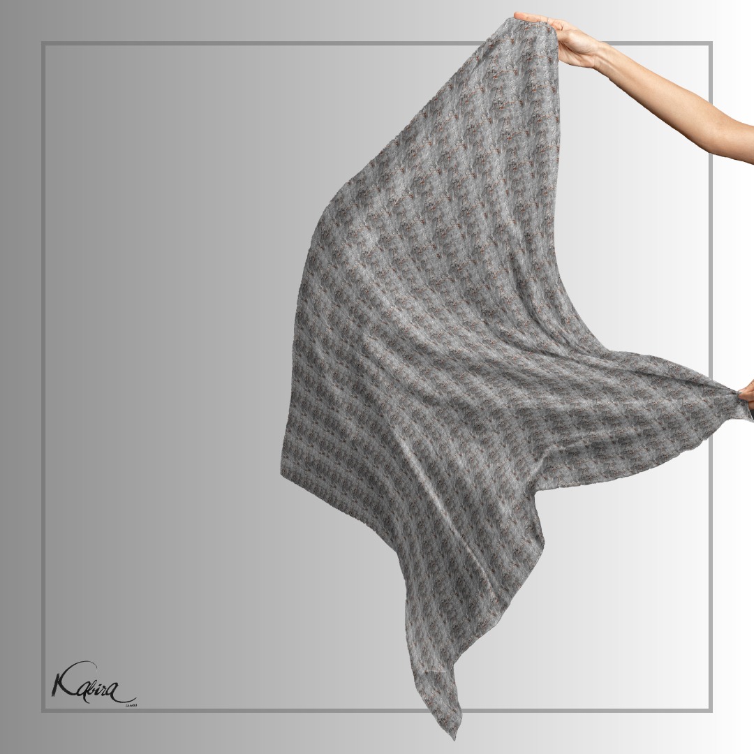 डिजिटल प्रिंट मसलिन खादी स्टोल – पारंपरिक एहसास, आधुनिक अंदाज़