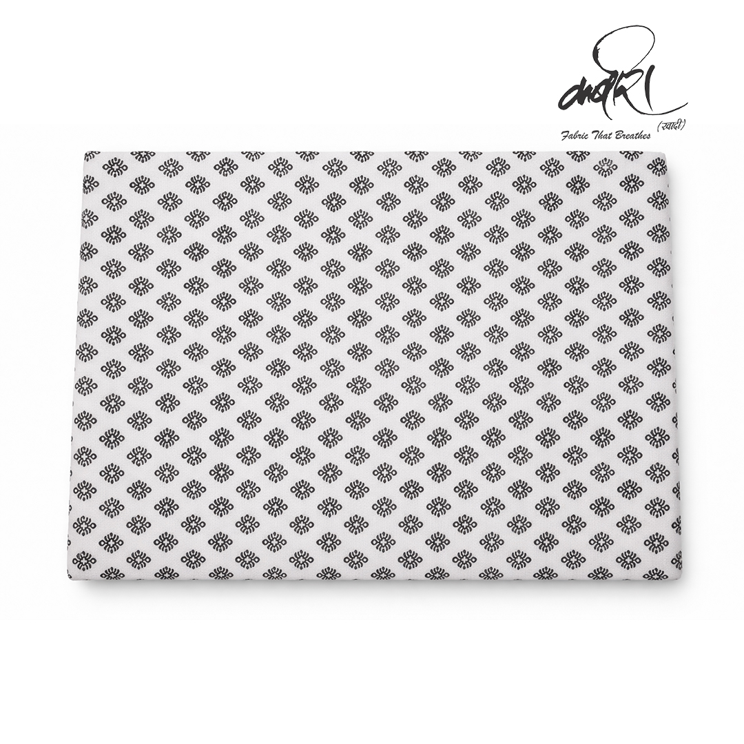 बाघ प्रिंट रनिंग फैब्रिक – शुद्ध हस्तशिल्प परंपरा का प्रतिनिधित्व